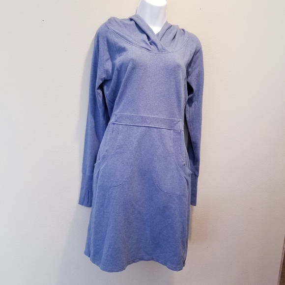 Athleta Dresses & Skirts - Athleta cooldown hooded sweatshirt dress